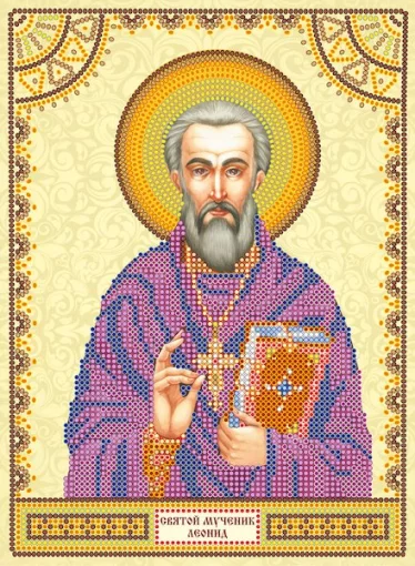 Схема під вишивку бісером &quot;Св. Леонід&quot; 