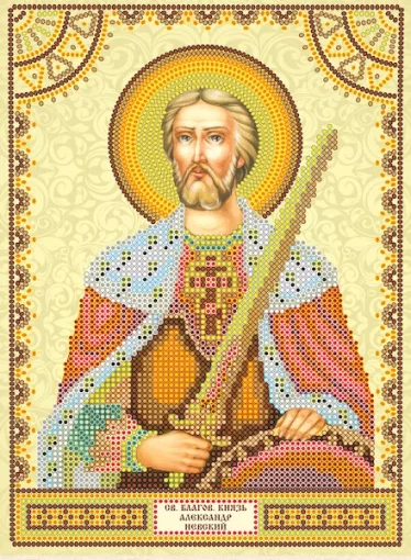 Схема під вишивку бісером &quot;Св. Олександр&quot; 