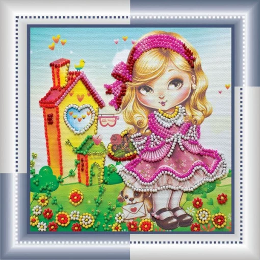 Набір для вишивки бісером &quot;Іменинниця&quot; 