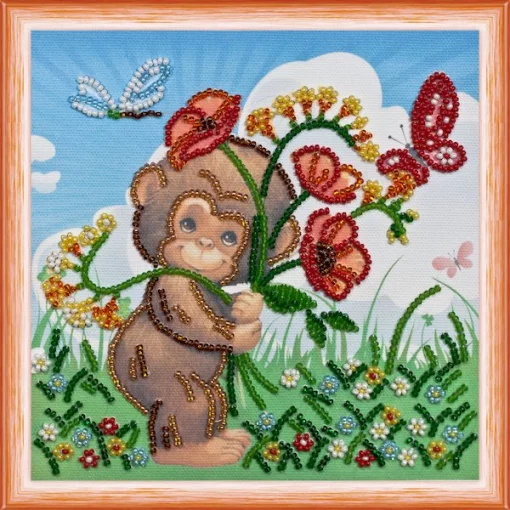 Набір для вишивки бісером &quot;Букет маків&quot; 