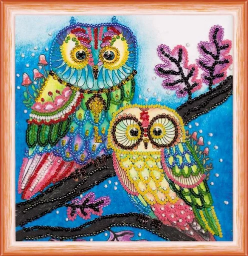 Набір для вишивки бісером &quot;Нічна парочка&quot; 