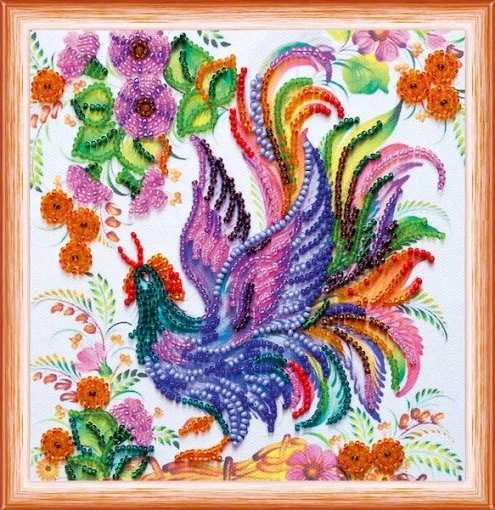 Набір для вишивки бісером &quot;Петриківський розпис&quot; 