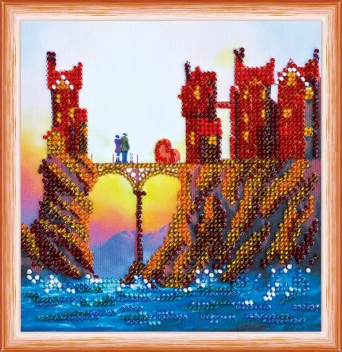 Набір для вишивки бісером &quot;Поєднання сердець&quot; 