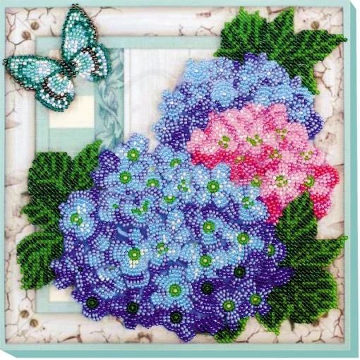 Набір для вишивки бісером &quot;Ніжні гортензії&quot; 