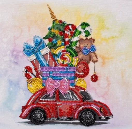 Набір для вишивки бісером &quot;Машина подарунків&quot; 
