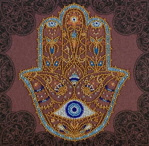 Набір для вишивки бісером &quot;Золота Хамса&quot; 