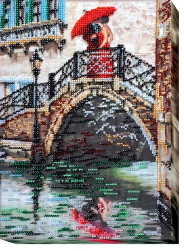 Набір для вишивки МІКРОбісером &quot;Відзеркалення у воді&quot;