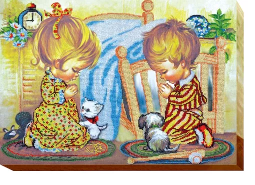 Набір для вишивки МІКРОбісером &quot;Вечірня молитва&quot; 