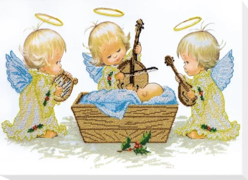 Набір для вишивки МІКРОбісером &quot;Колискова янгола&quot; 