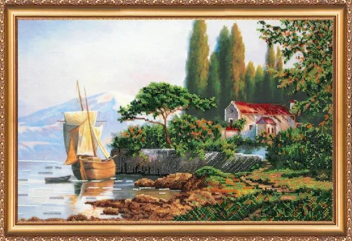 Набір для вишивки бісером &quot;Вітрильник&quot; 