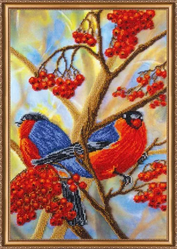Набір для вишивки бісером "Горобина багряна" 