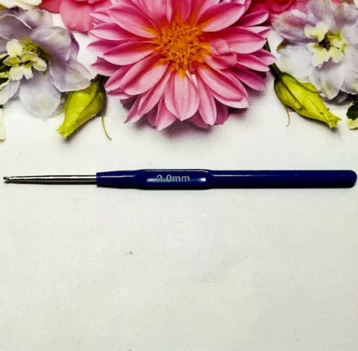 Гачок з пластмасовою ручкою 2 мм