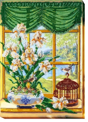 Набір для вишивки бісером &quot;За віконом весна&quot;
