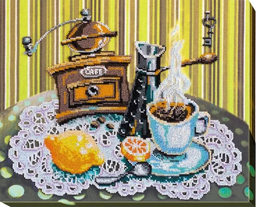 Набір для вишивки бісером &quot;Кава з лимоном&quot;
