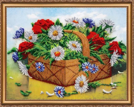 Набір для вишивки бісером &quot;Кошичок літа&quot; 