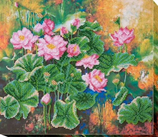 Набір для вишивки бісером "Лотоси" 