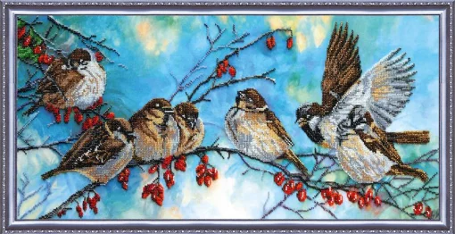 Набір для вишивки бісером &quot;Місцеві посиденьки&quot; 