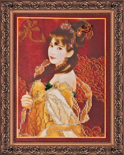 Набір для вишивки бісером &quot;Маї (дівчина світла)&quot; 