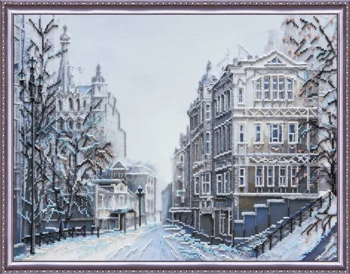 Набір для вишивки бісером "Морозний світанок" 