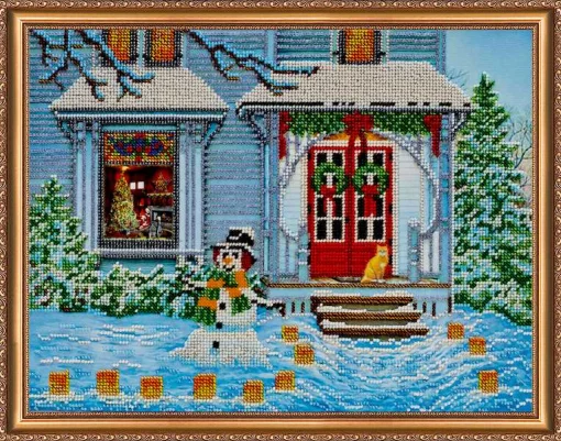 Набір для вишивки бісером &quot;Новорічна історія&quot;