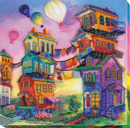 Набір для вишивки бісером &quot;Під кольоровими небесами&quot; 