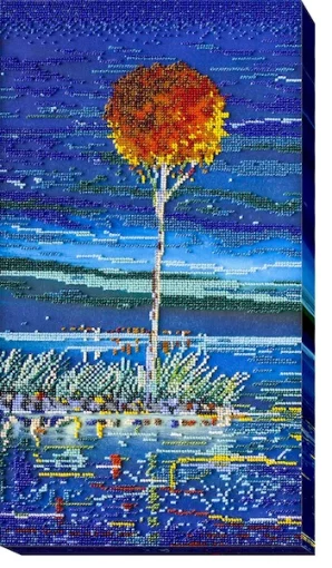 Набір для вишивки бісером &quot;Вогняна блакить-1&quot; 