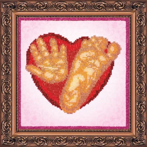 Набір для вишивки бісером &quot;Слідочки (дівчинка)