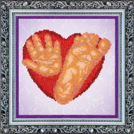 Набір для вишивки бісером &quot;Слідочки (хлопчик) 