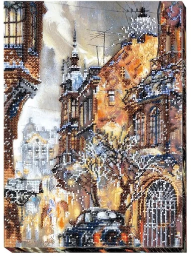 Набір для вишивки бісером &quot;Сніг у грудні&quot; 