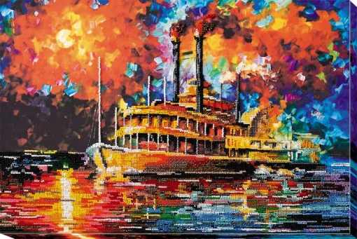 Набір для вишивки бісером "Теплохід"