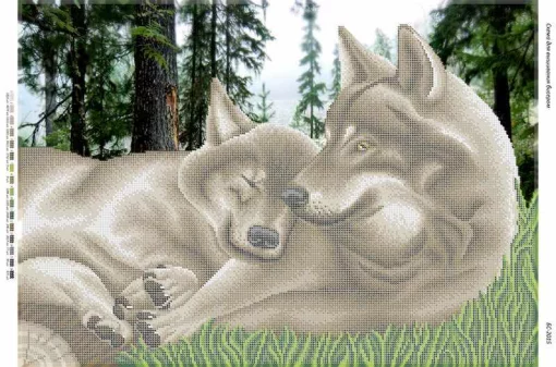 Пара вовків