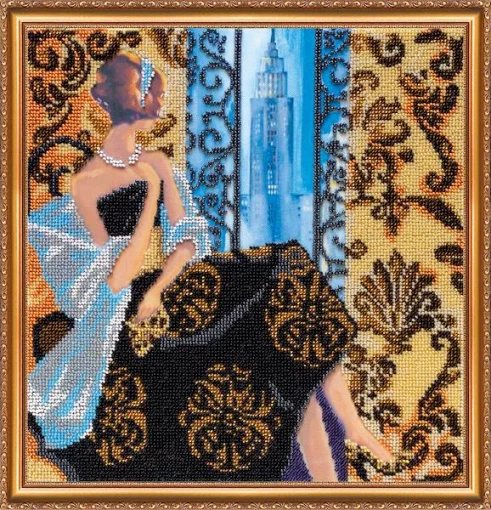 Набір для вишивки бісером &quot;Вікно в Нью-Йорк&quot; 