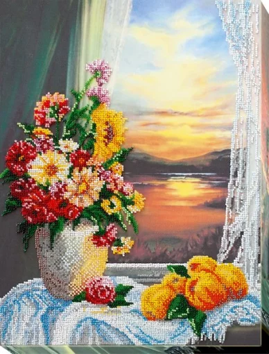 Набір для вишивки бісером &quot;Натюрморт з кавою&quot;