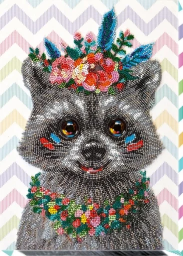 Набір для вишивки бісером &quot;Розшукується єнот&quot;