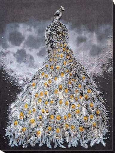 Набір для вишивки бісером "Золото в сріблі" 