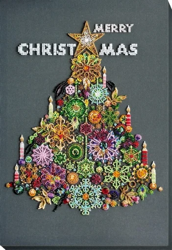 Набір для вишивки бісером "Золоті вогники" 