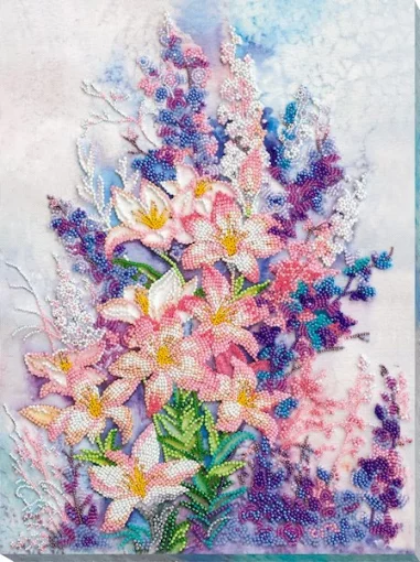 Набір для вишивки бісером &quot;Ніжно-рожевий&quot; 