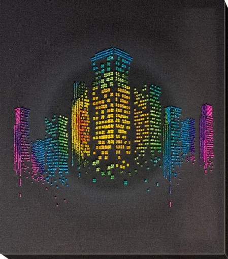 Набір для вишивки бісером &quot;Ніч в місті&quot;