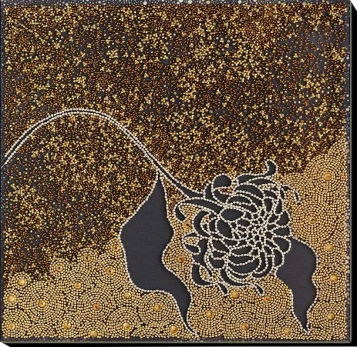 Набір для вишивки бісером &quot;Чорна хризантема&quot; 