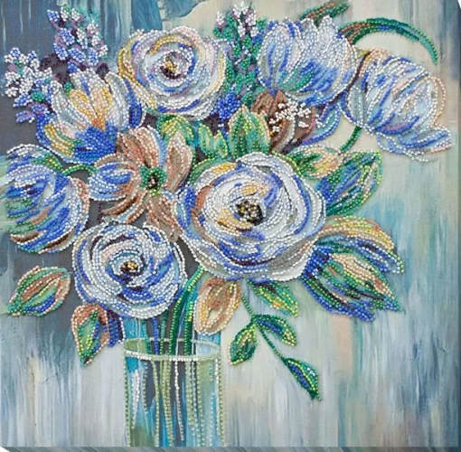 Набір для вишивки бісером &quot;Пастельний букет&quot; 