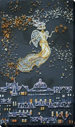 Набір для вишивки бісером "Зоряний янгол" 