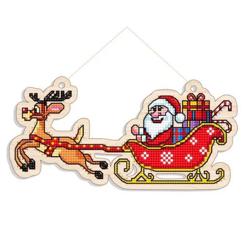 Новорічна іграшка підвіс на ялинку &ndash; Політ новорічної ночі FNGi-029