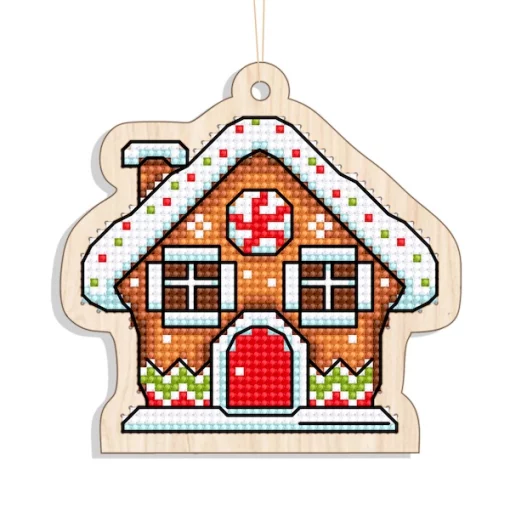 Новорічна іграшка підвіс на ялинку &ndash; Пряничний будинок FNGi-033