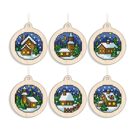 Новорічна іграшка підвіс на ялинку &ndash; Зимовий затишок FNGi-046