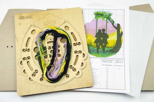 Набір для вишивки ниткою ТМ Embroidery Craft Закохана пара K2S-002