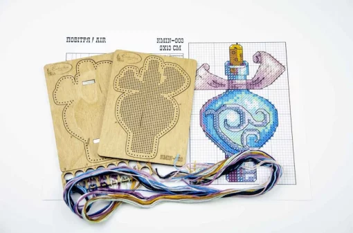Набір для вишивки ниткою ТМ Embroidery Craft Магнит &ldquo;Повітря&rdquo; KMIN-003