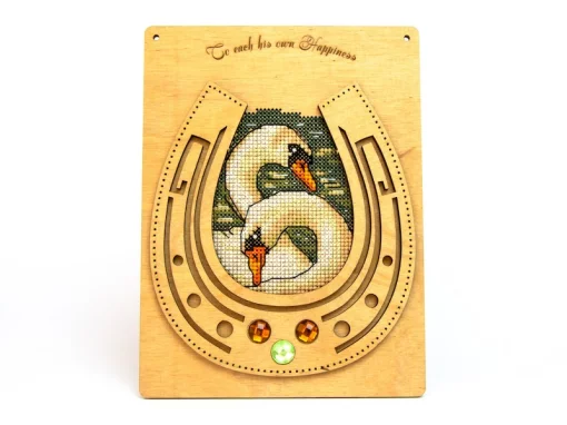 Набір для вишивки ниткою ТМ Embroidery Craft Закохані лебеді K2S-014