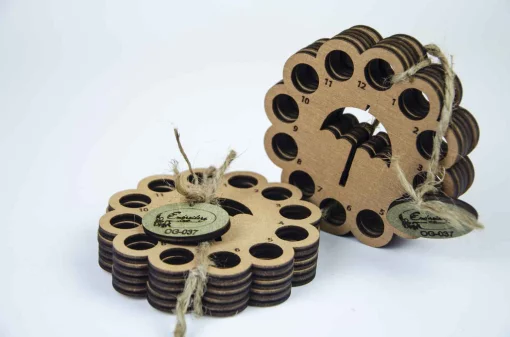 Органайзер для ниток ТМ Embroidery Craft Парасолька волоський горіх OG-037