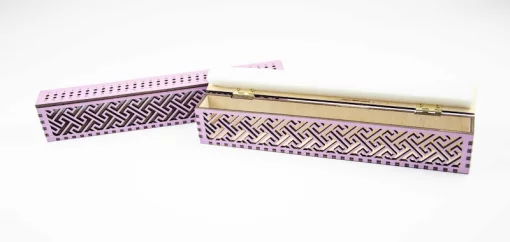 Органайзер для ниток ТМ Embroidery Craft Органайзер-шкатулка під процес лаванда 60 отворів OG-062