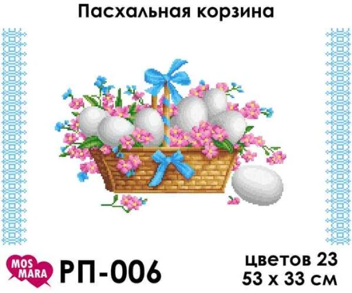 Великодній рушник "Великодній кошик", РП-006